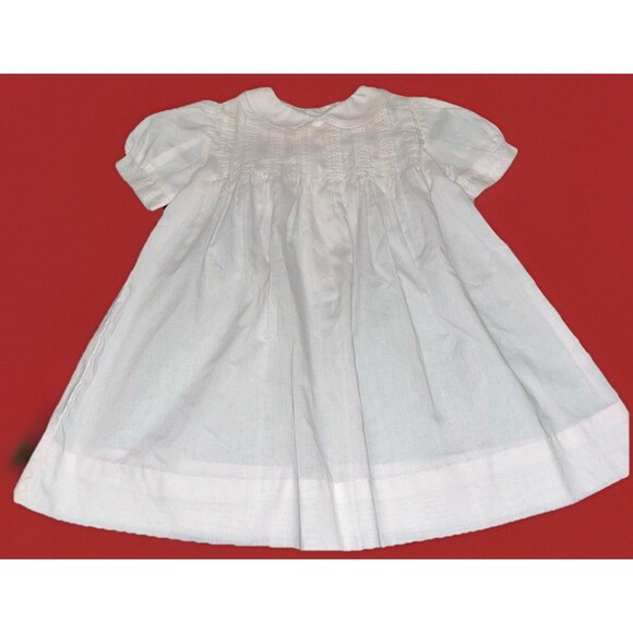Petit Ami White Smocked Dress 3 Months Christmas Easter Christening Gown - Picture 1 of 6